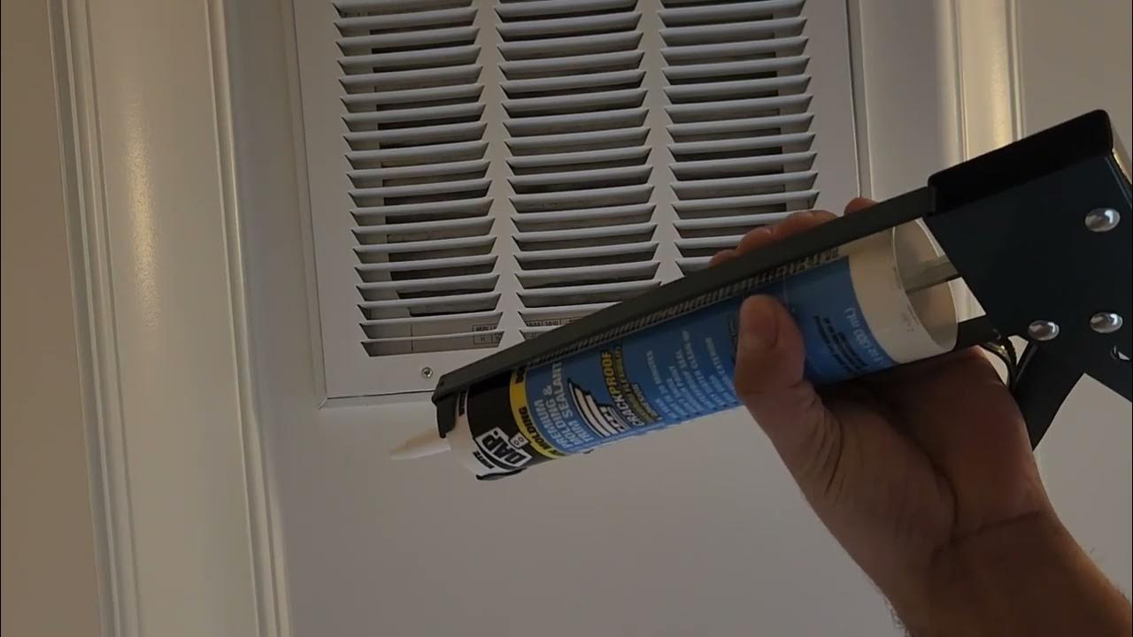 Central Air Vent Noise Noisy Return Vent Fix YouTube