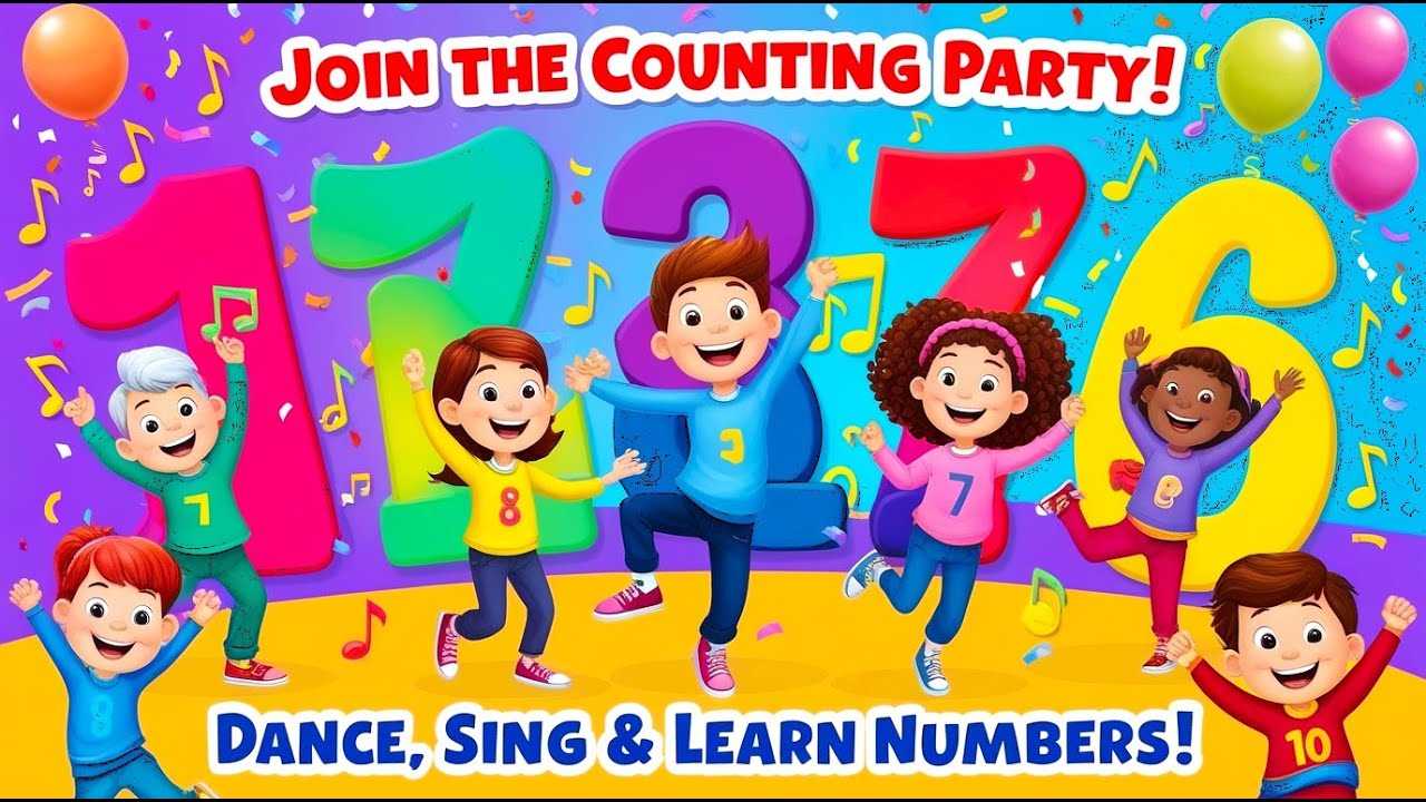 Counting from 1 to 10 Song for Kids | Learn Numbers with Fun | Ocean ...