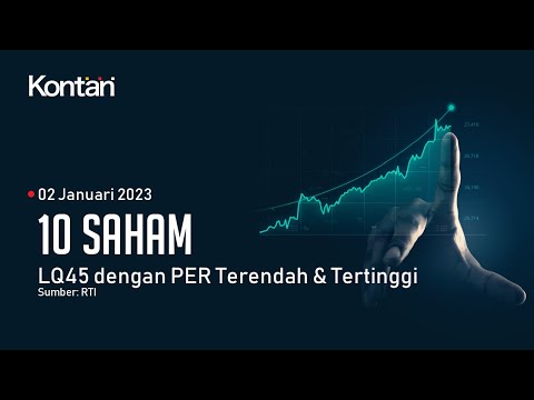 IHSG naik, LQ45 turun, CEK 10 Saham LQ45 dengan PER Terendah & Tertinggi 02 Januari 2023