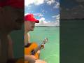 Singing a new song we wrote with the dolphins 🏝️
