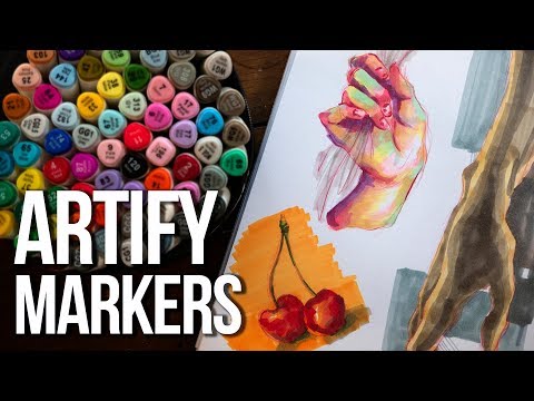 AFFORADBLE ALCOHOL MARKERS?! Artify Marker Review