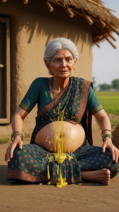 Grandmother drank all the goat's milk 😭 #goat​ #animals​ #grandmother​