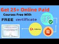 Get 25+ Free Certification courses 2020 | Free courses online with certificates || Udemy Course