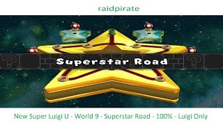 New Super Luigi U - World 9 - Superstar Road - 100% - Luigi Only screenshot 5