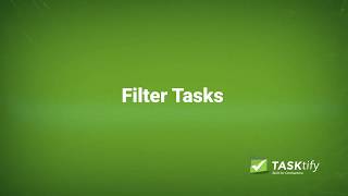 Filter Task Overview