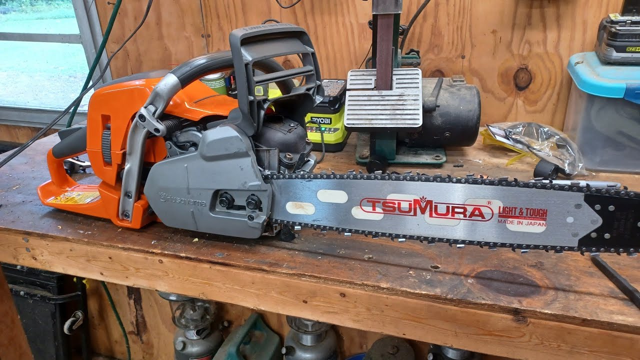 Husqvarna 550xp muffler mod and channel updates - YouTube