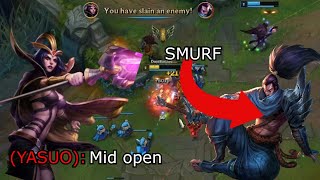 How I Made A Yasuo Smurf Afk Leblanc Vs Yasuo Patch 11.24
