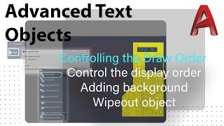 AutoCAD Advanced: Controlling Drawing Order