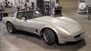 1982 Corvette preparation and painting. What a result!. Pt1