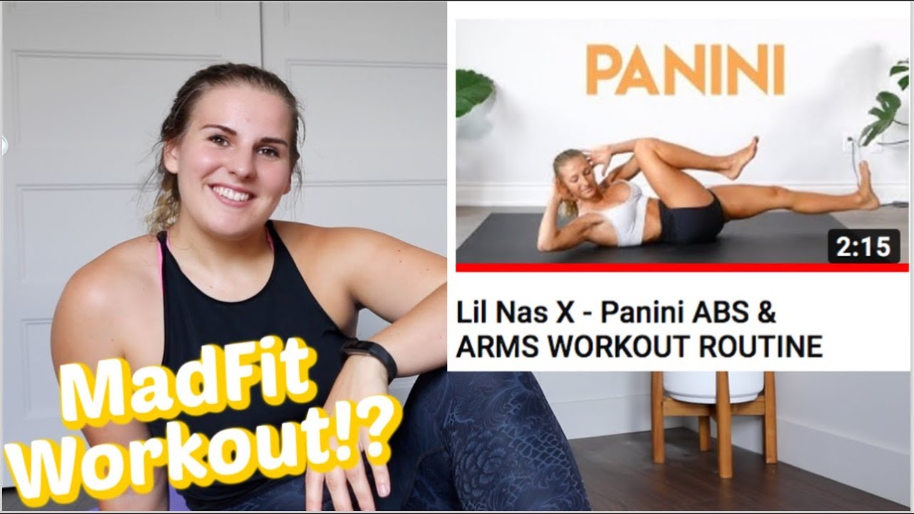 Trying A Madfit Workout!? - YouTube
