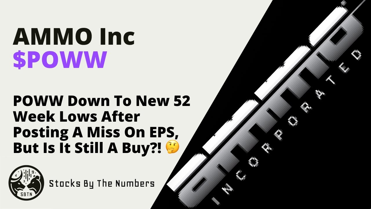 Quick Update On AMMO Inc $POWW - Down To New Lows, But Is It An