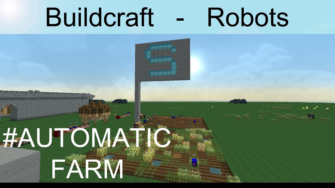 Buildcraft ROBOTS TUTORIALS - P5: AUTOMATISCHE FARM || BC Roboter ...