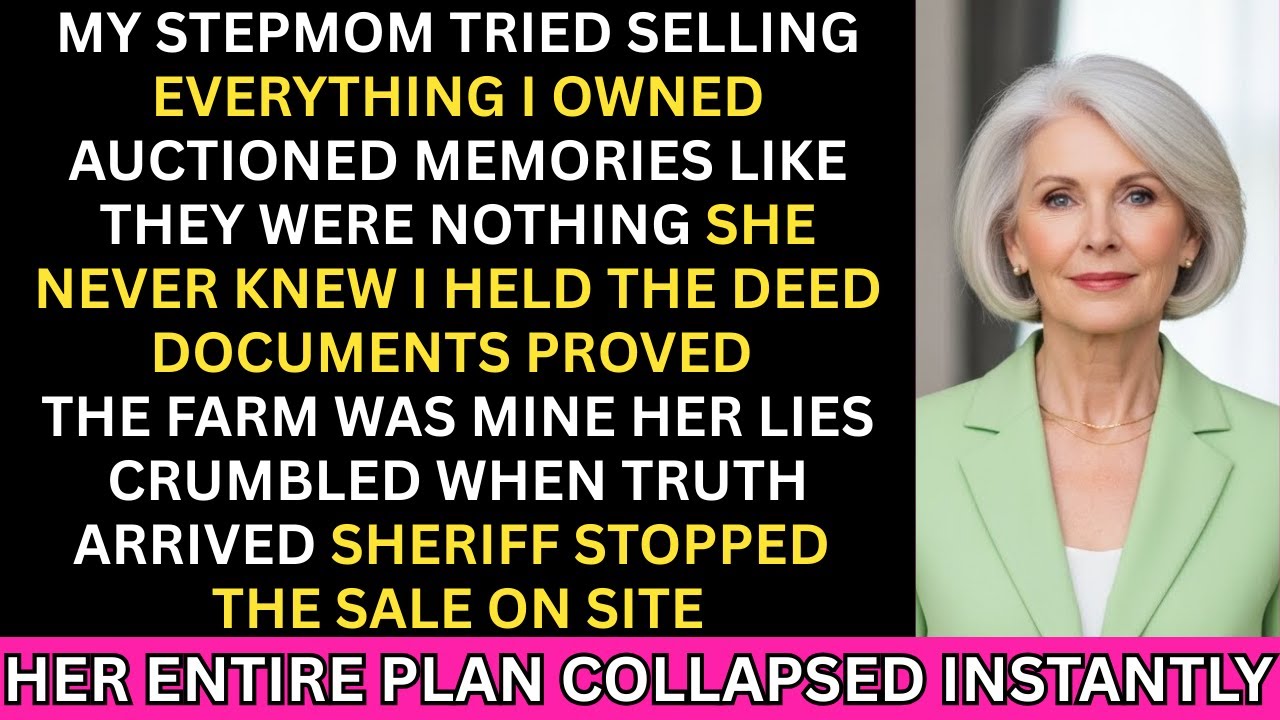 My Stepmom Tried Selling Everything — Until I Revealed the Deed in My Bag