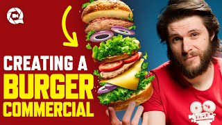 Creating a FAMOUS BURGER COMMERCIAL (Tutorial)