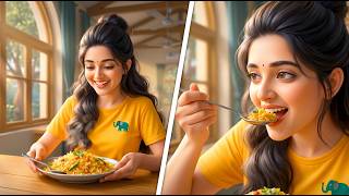 A Quiet Hostel Morning | Simple Breakfast and Gentle Moments | Ghibli vibes screenshot 4