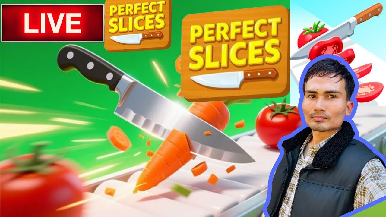 Perfect Slices live gameplay.New gameplay