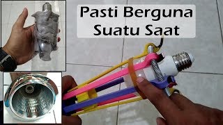 PIPA BEKAS BISA DIBIKIN ALAT UNTUK NYOPT LAMPU LED..