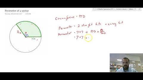 Perimeter of a sector