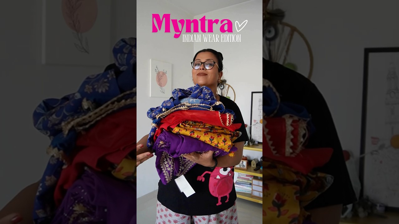 Plus size Kurta Set Haul @myntra 👗 #myntrafashion #kurtaset #ethnicwear #youtubeshorts #haul #viral