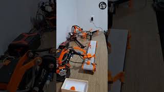 Robotic Arm conveyor system industrial Arduino project #payeltechlab#robotics