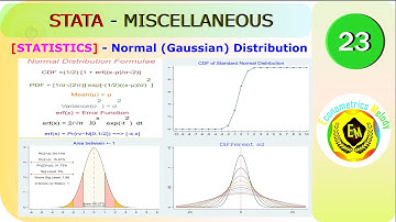 normal (gaussian) distribution | statistics | hypothesis testing  || stata | U/Graduate | Mphil/Phd