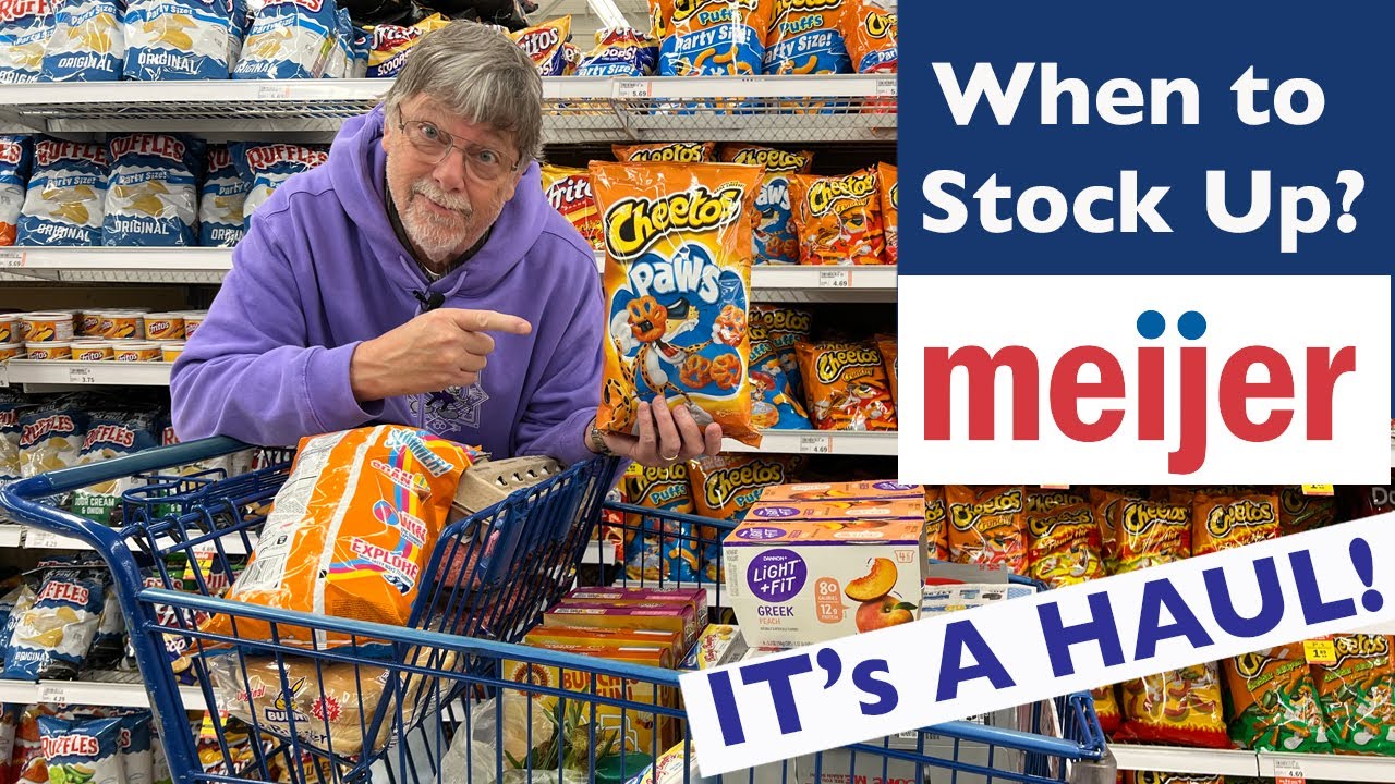 When you should STOCK UP? Let's shop at MEIJER! Memorial Day Sales