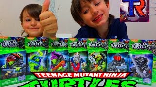 Открываем коллекцию из 7 героев Черепашек Ниндзя.Mega Bloks.Unboxing Collection of TMNT Открываем коллекцию из 7 героев Черепашек Ниндзя.Mega Bloks.Unboxing Collection of TMNT