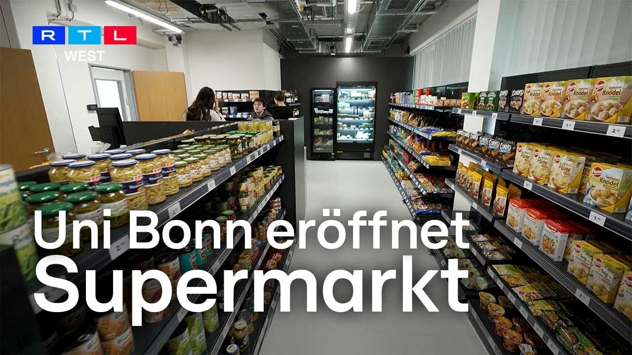 Uni eröffnet Supermarkt – Forscher sammeln Daten zum Einkaufsverhalten | RTL WEST