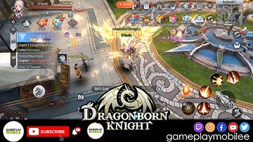 Dragonborn Knight GAMEPLAY (Android/IOS Mobile MMORPG Game)