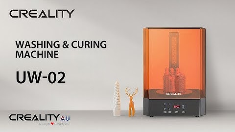Introducing Creality UW-02 Resin Washing & Curing Machine on crealityau.com.au