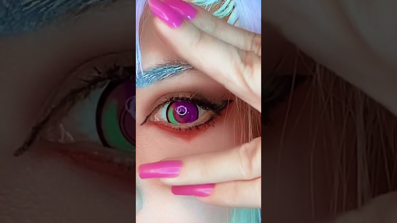 The coolest Lucy contact lenses from MocoQueen 🌟 | Cyberpunk Edgerunners