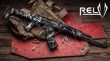 AK-47 RELV Camo Gun Skin Vinyl Wraps | GunWraps