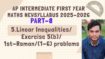 Ap Intermediate Maths New Syllabus/Chapter-5/Linear inequalities/Exercise-5(b)/(1-6)Problems