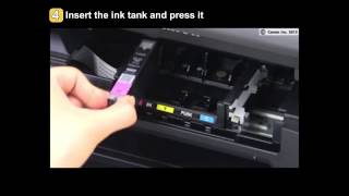 sejle ubehagelig sav PIXMA MG5520/MG5522/MG6420: Setting the ink cartridges - YouTube