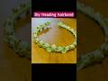 Diy trending hairband with pearl/handmade hairband #diy #hairband #handmade #craft #myhandmade
