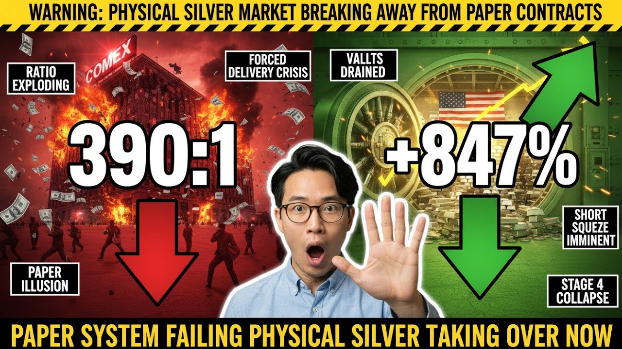 WARNING: Physical vs Paper Silver Split Widens — Market Snapped