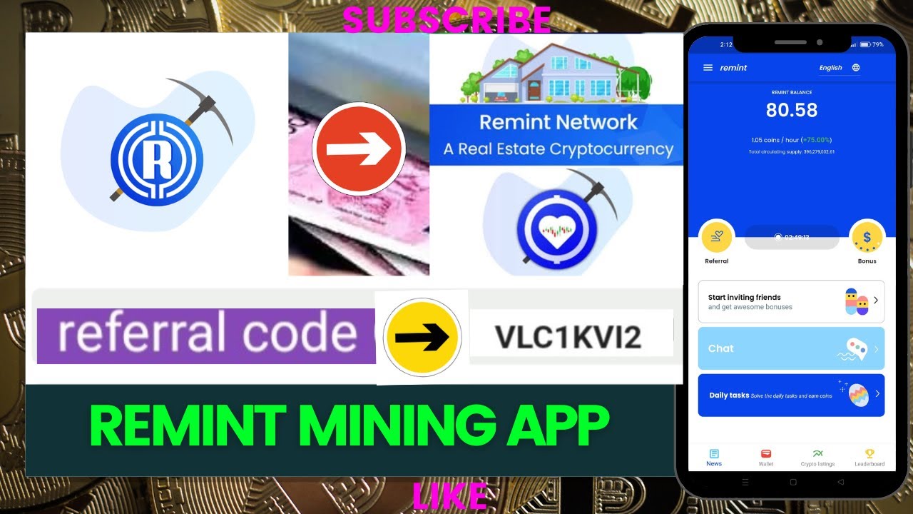 Remint Remint Mining App| New Cripto Mining App | Big project | - YouTube