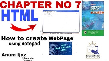 Class 10 Computer Science: Introduction to HTML - Chapter 7 Explained!