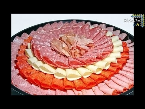 Come servire salumi e carni - 20 idee