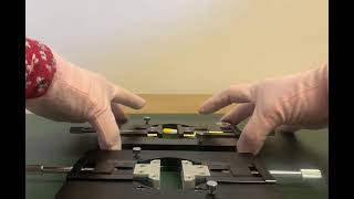The new Films & Fibers clamps for the MicroVice sample holder.