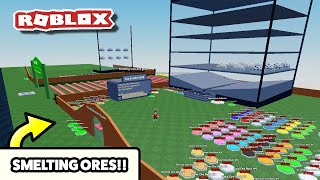 Starting a New "ORE SMELTING" Business! 🔥 | Ore Smelting Tycoon (Roblox)