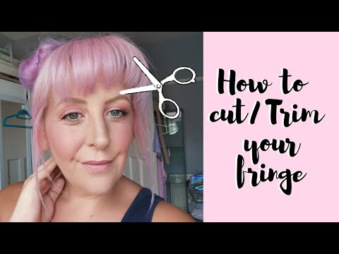 How To Cut Your Own Fringe And Trim Your Hair Youtube How To Cut Your Own Fringe And Trim Your Hair Youtube