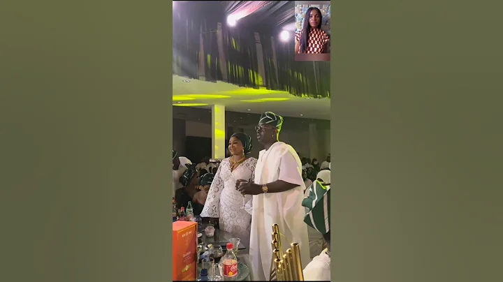 Actress Mercy Aigbe & her lovely husband gorgeously representing at Seyi Vodi 50th birthday party.