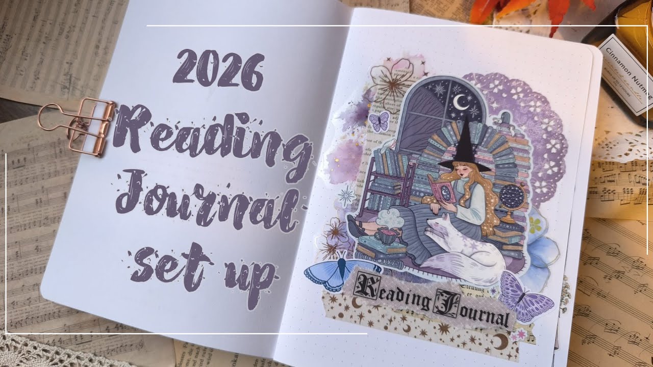 2026 reading journal set up - part 1 ✨