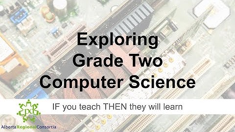 Exploring Grade 2 Computer Science
