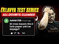 JEE Mains 2026 - EKLAVYA TEST SERIES (All Doubts Cleared) | April Attempt | Harsh Sir