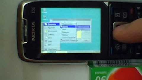 Windows 3.1 running on Nokia E51 symbian S60 3rd Edition FP1