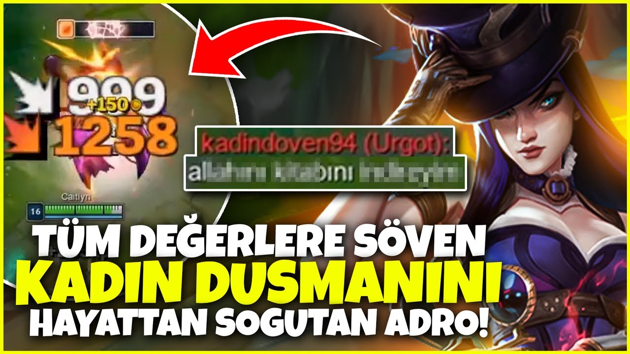 adro ama KENDİNİ BİLMEZ VASIFSIZ ELEMANI CAİTLYN İLE YOK EDİYOR!