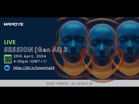 HDSC Spring '24  LIVE CODING SESSION GEN AI 3 (Stage B)