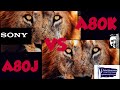 SONY A80K VS SONY A80J! COMPARING THIS YEARS 77" A80K OLED TO LAST YEARS A80J ( VALUE ELECTRONICS)
